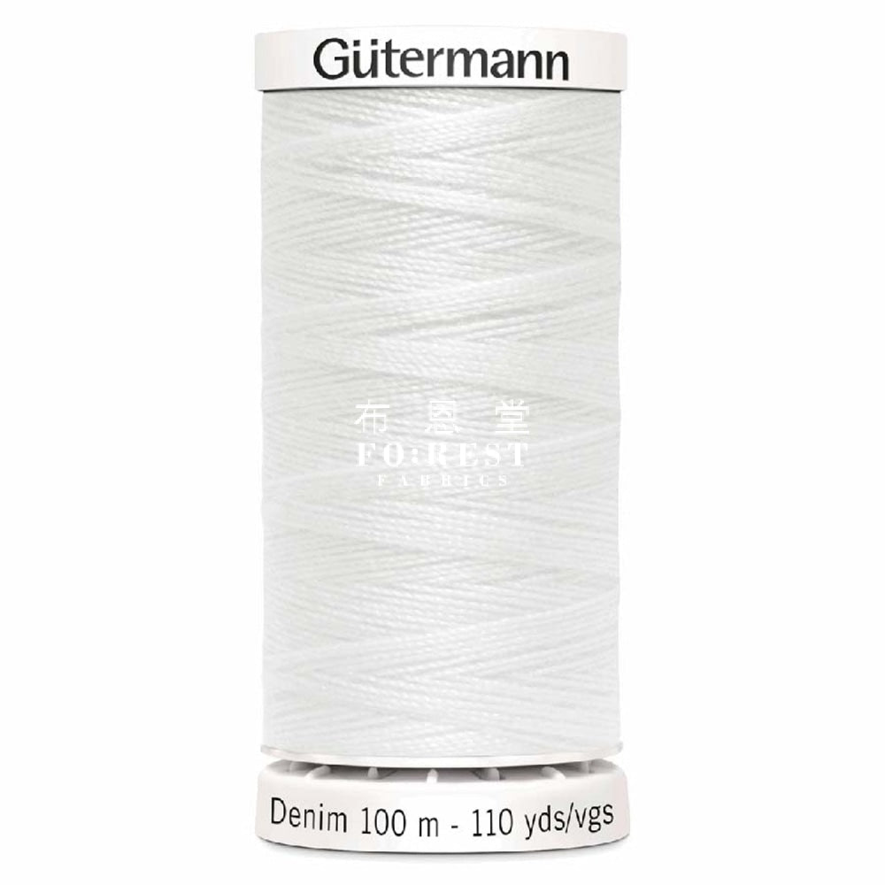 Gutermann Professional Jeans Thread 100m 牛仔車縫線 - FO:REST Fabric 布恩堂Liberty fabrictana lawnjapanese fabricykk zipper