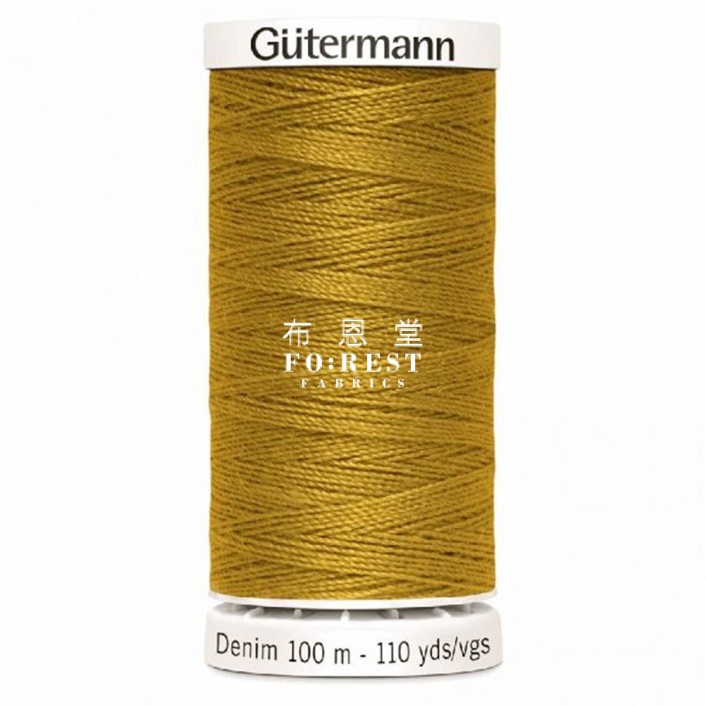 Gutermann Professional Jeans Thread 100m 牛仔車縫線 - FO:REST Fabric 布恩堂Liberty fabrictana lawnjapanese fabricykk zipper
