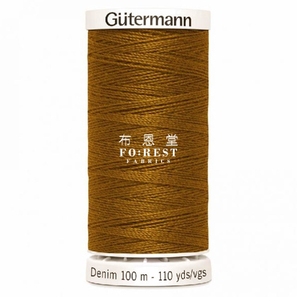 Gutermann Professional Jeans Thread 100M Dark Mustard