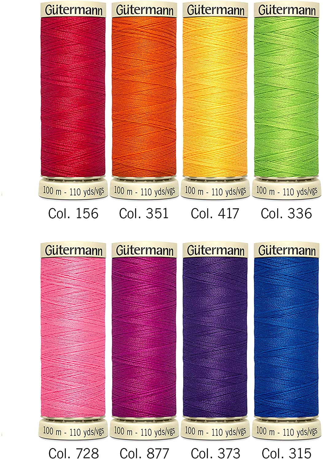 Gutermann Sew - all Nostalgic Thread Set Colourful - FO:REST Fabric 布恩堂Liberty fabrictana lawnjapanese fabricykk zipper