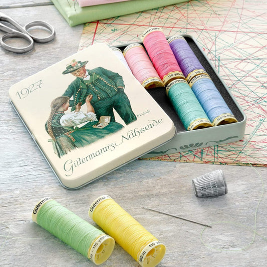 Gutermann Sew - all Nostalgic Thread Set Pastel - FO:REST Fabric 布恩堂Liberty fabrictana lawnjapanese fabricykk zipper