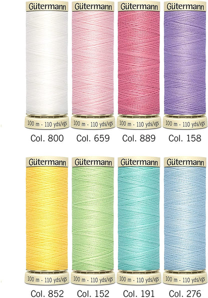 Gutermann Sew - all Nostalgic Thread Set Pastel - FO:REST Fabric 布恩堂Liberty fabrictana lawnjapanese fabricykk zipper