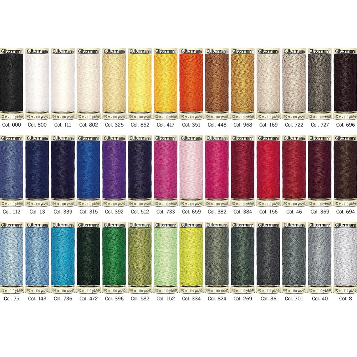 Gutermann Sew - all Thread set - FO:REST Fabric 布恩堂Liberty fabrictana lawnjapanese fabricykk zipper