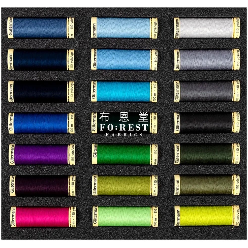 Gutermann Sew - all Thread set - FO:REST Fabric 布恩堂Liberty fabrictana lawnjapanese fabricykk zipper