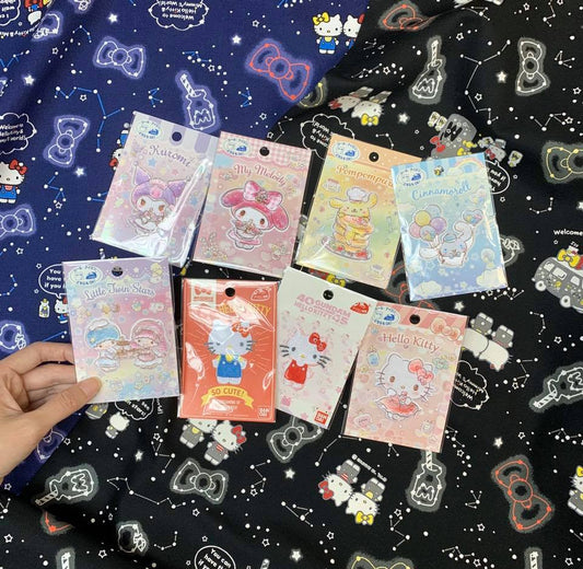 Iron On Patches - kitty melody kurume Little Twin Stars熨貼 - FO:REST Fabric 布恩堂Liberty fabrictana lawnjapanese fabricykk zipper