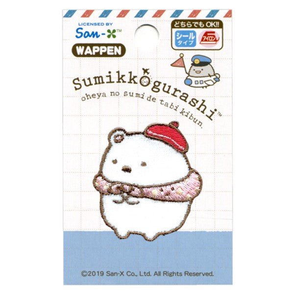 Iron On Patches - Polar Bear 角落生物白熊 熨貼 - FO:REST Fabric 布恩堂Liberty fabrictana lawnjapanese fabricykk zipper