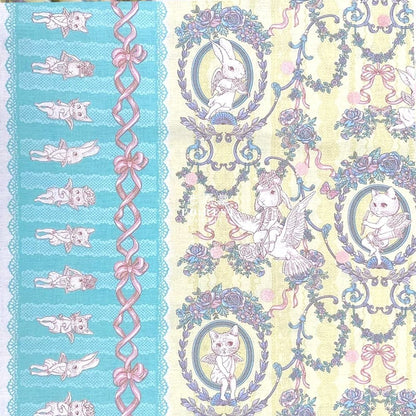 JoliFleur - cotton - Festoon LEMON fabric - FO:REST Fabric 布恩堂Liberty fabrictana lawnjapanese fabricykk zipper