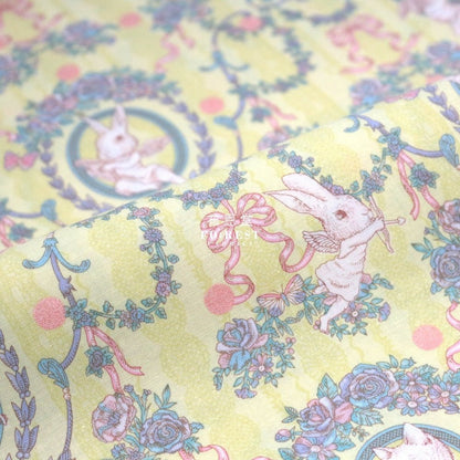 JoliFleur - cotton - Festoon LEMON fabric - FO:REST Fabric 布恩堂Liberty fabrictana lawnjapanese fabricykk zipper