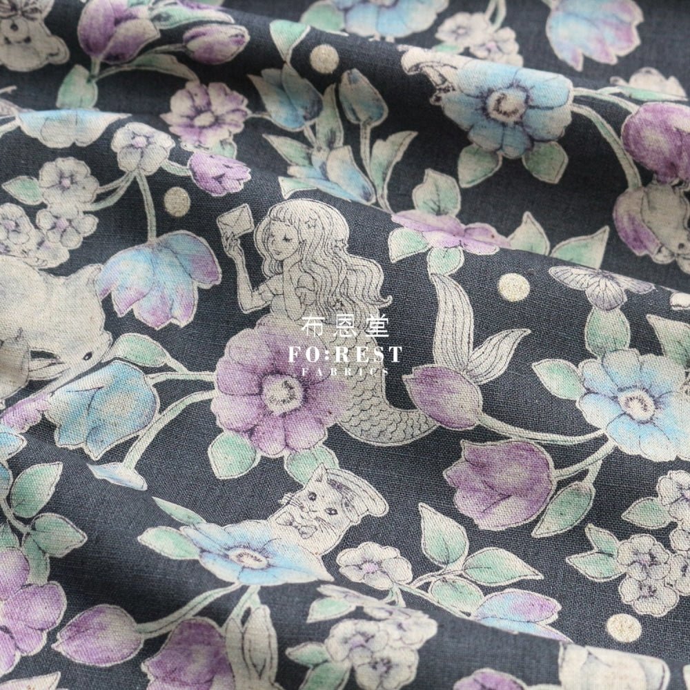 JoliFleur - cotton linen - Today Was A Fairytale - FO:REST Fabric 布恩堂Liberty fabrictana lawnjapanese fabricykk zipper