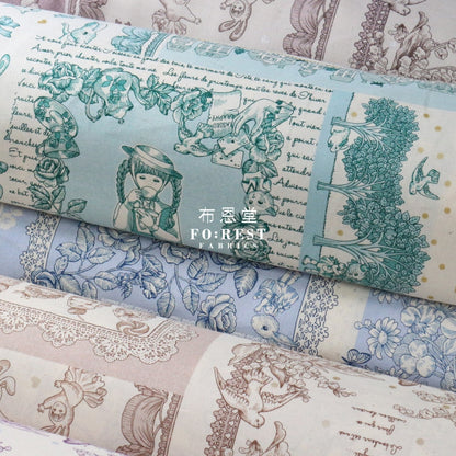 Jolifleur - Cotton Linen Toitoitoi Green Fabric