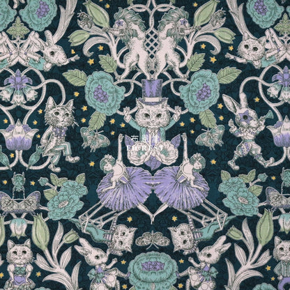 Jolifleur - Cotton Showtime Fabric Moss