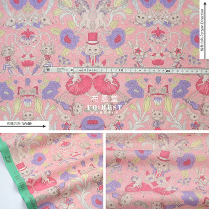 Jolifleur - Cotton Showtime Fabric Strawberry Fabric