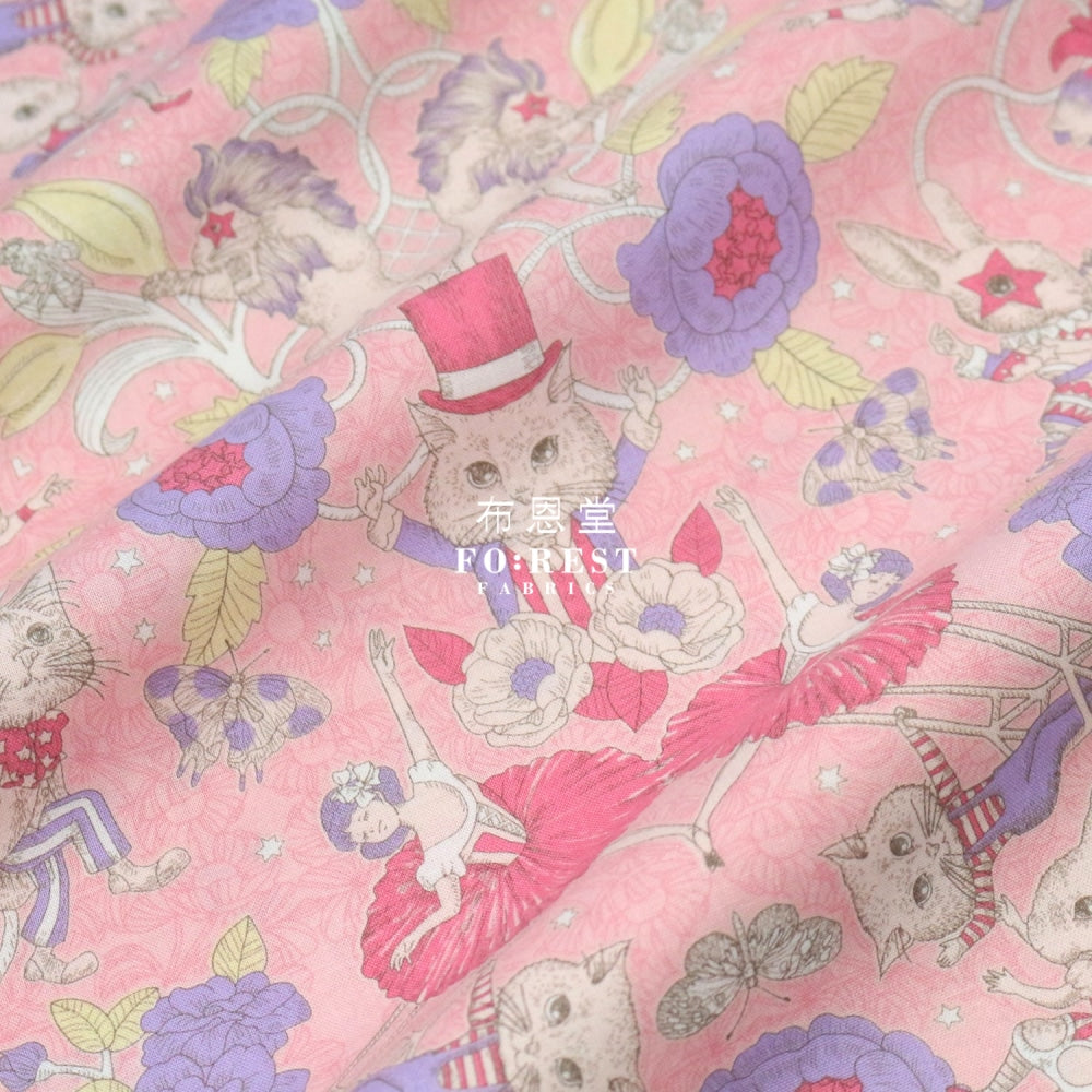 Jolifleur - Cotton Showtime Fabric Strawberry Fabric