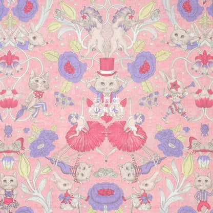 Jolifleur - Cotton Showtime Fabric Strawberry Fabric