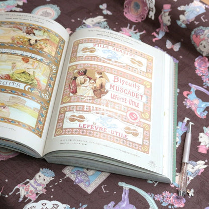 JoliFleur - cotton - TeaParty SepiaGray fabric - FO:REST Fabric 布恩堂Liberty fabrictana lawnjapanese fabricykk zipper