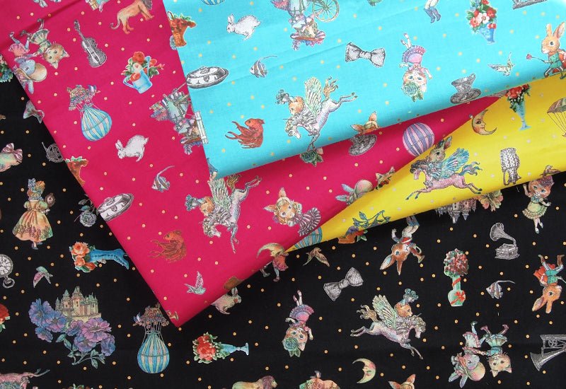 JoliFleur - cotton - THORN ROSE fabric - FO:REST Fabric 布恩堂Liberty fabrictana lawnjapanese fabricykk zipper