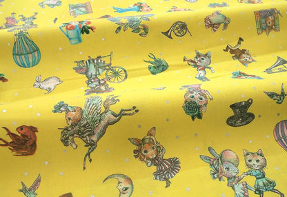 JoliFleur - cotton - THORN ROSE fabric - FO:REST Fabric 布恩堂Liberty fabrictana lawnjapanese fabricykk zipper