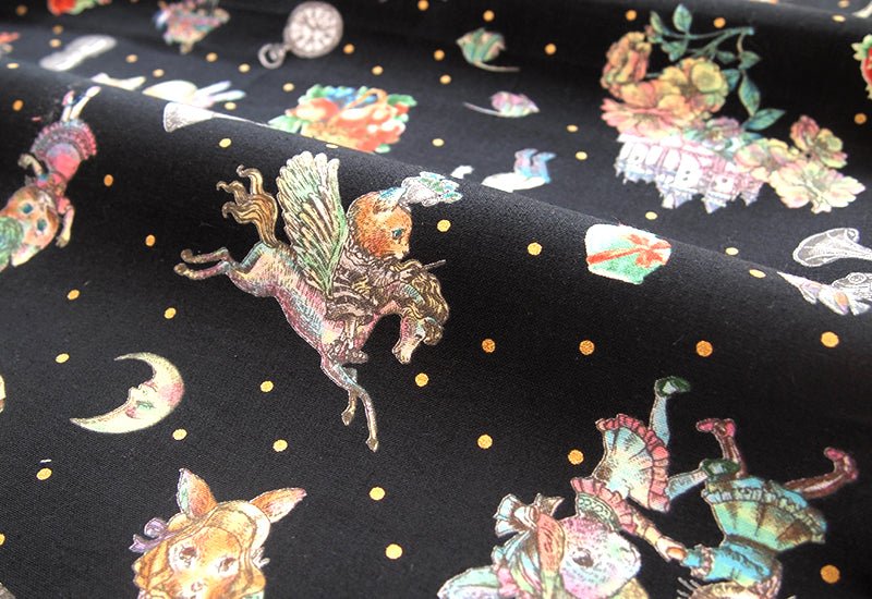 JoliFleur - cotton - THORN ROSE fabric - FO:REST Fabric 布恩堂Liberty fabrictana lawnjapanese fabricykk zipper