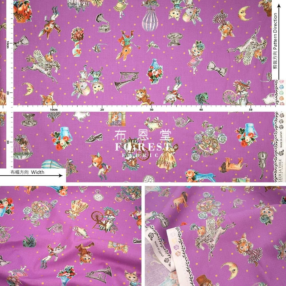 JoliFleur - cotton - THORN ROSE fabric - FO:REST Fabric 布恩堂Liberty fabrictana lawnjapanese fabricykk zipper