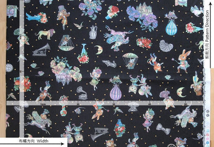 JoliFleur - cotton - THORN ROSE fabric - FO:REST Fabric 布恩堂Liberty fabrictana lawnjapanese fabricykk zipper