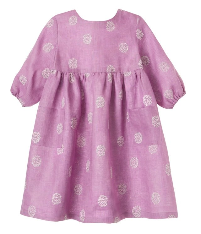 Kids gathered waist One Piece | Paper Pattern - FO:REST Fabric 布恩堂Liberty fabrictana lawnjapanese fabricykk zipper