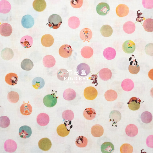Lawn - Circle Of Life Fabric Milky Cotton Lawn