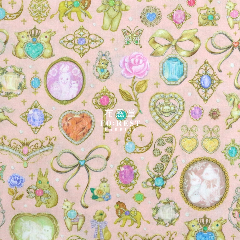 Lawn - Dress Up Fabric Pink Cotton Lawn