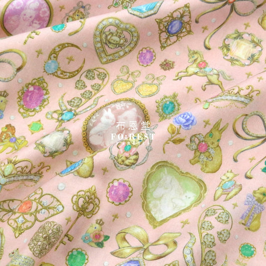 Lawn - Dress Up Fabric Pink Cotton Lawn