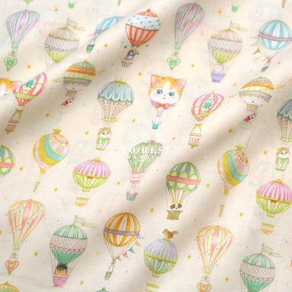 Lawn - Journey Fabric Cream Cotton Lawn
