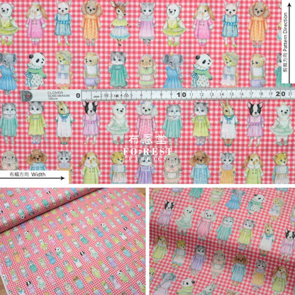 Lawn - Ladies Fabric Fuchsia Cotton Lawn