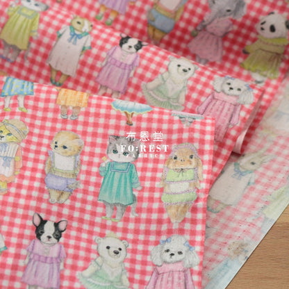 Lawn - Ladies Fabric Fuchsia Cotton Lawn