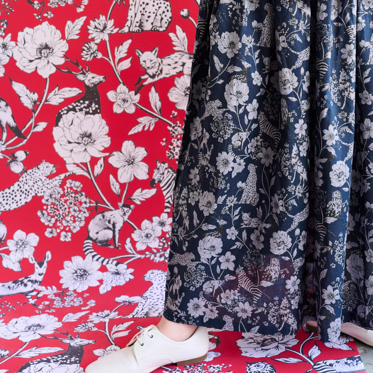 Lawn - wonder echino B fabric - FO:REST Fabric 布恩堂Liberty fabrictana lawnjapanese fabricykk zipper