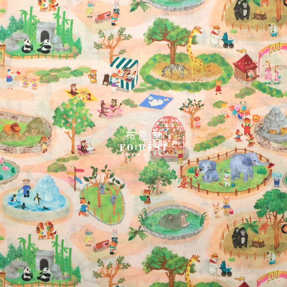 Lawn - Zoo Fabric Sunset Cotton Lawn