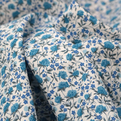 Liberty Of London (Cotton Poplin Fabric) - Canyon Clover Floral Cotton Piccadilly