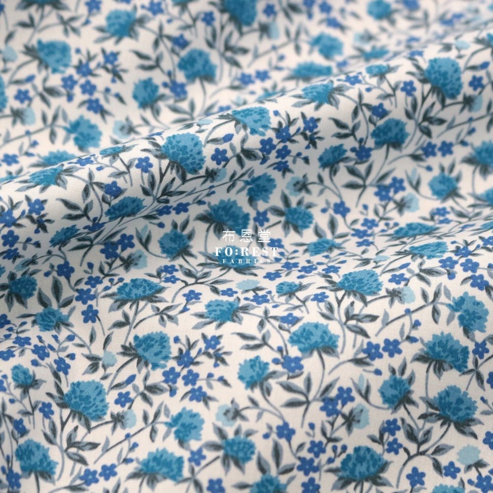 Liberty of London (Cotton Poplin Fabric) - Canyon Clover Floral - FO:REST Fabric 布恩堂Liberty fabrictana lawnjapanese fabricykk zipper