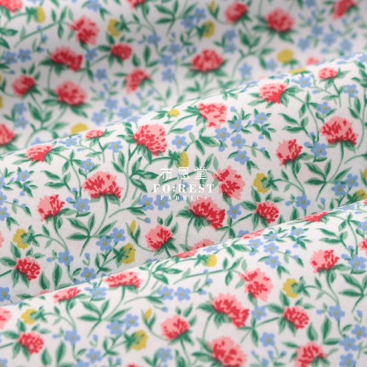 Liberty of London (Cotton Poplin Fabric) - Canyon Clover - FO:REST Fabric 布恩堂Liberty fabrictana lawnjapanese fabricykk zipper