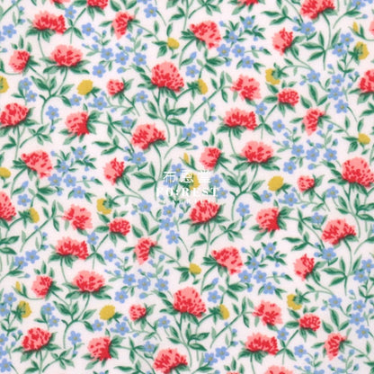 Liberty of London (Cotton Poplin Fabric) - Canyon Clover - FO:REST Fabric 布恩堂Liberty fabrictana lawnjapanese fabricykk zipper