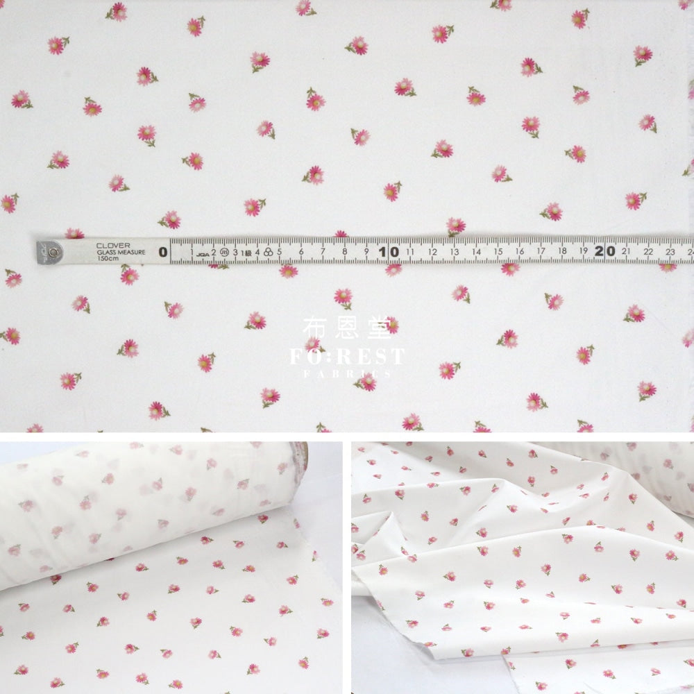 Liberty Of London (Cotton Poplin Fabric) - Daisy Scatter Cotton Piccadilly