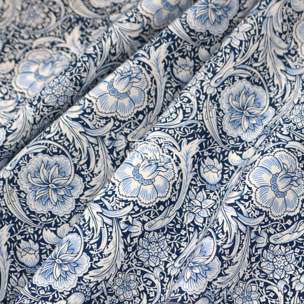 Liberty of London (Cotton Poplin Fabric) - Finesse Hall - FO:REST Fabric 布恩堂Liberty fabrictana lawnjapanese fabricykk zipper