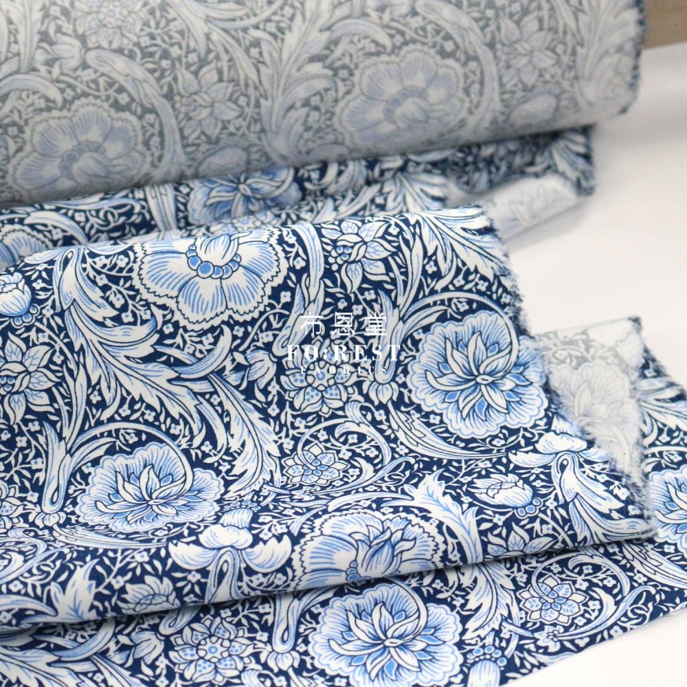 Liberty of London (Cotton Poplin Fabric) - Finesse Hall - FO:REST Fabric 布恩堂Liberty fabrictana lawnjapanese fabricykk zipper
