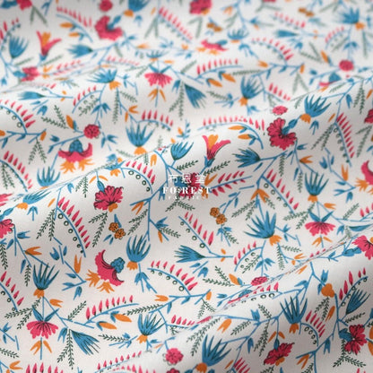 Liberty of London (Cotton Poplin Fabric) - Firefly Floral - FO:REST Fabric 布恩堂Liberty fabrictana lawnjapanese fabricykk zipper