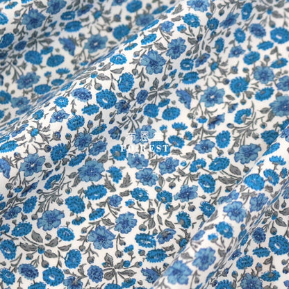 Liberty of London (Cotton Poplin Fabric) - Freyja daisy Blue - FO:REST Fabric 布恩堂Liberty fabrictana lawnjapanese fabricykk zipper