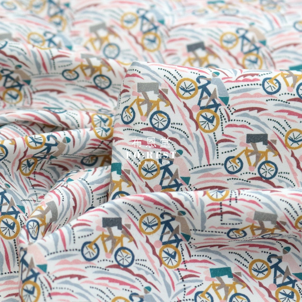 Liberty Of London (Cotton Poplin Fabric) - Grand Tour Cotton Piccadilly