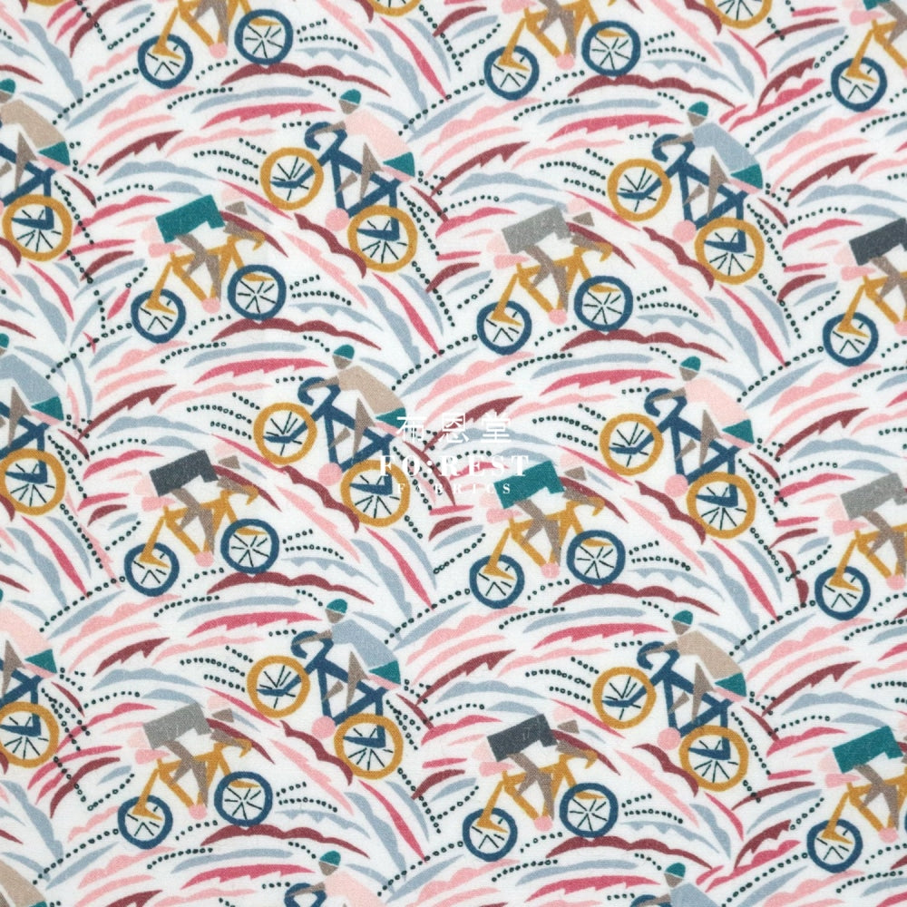 Liberty Of London (Cotton Poplin Fabric) - Grand Tour Cotton Piccadilly