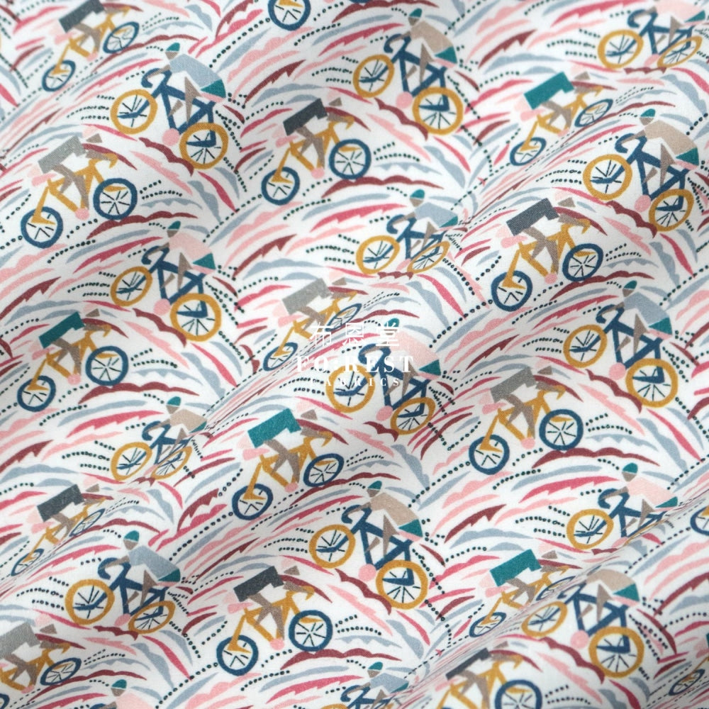 Liberty Of London (Cotton Poplin Fabric) - Grand Tour Cotton Piccadilly