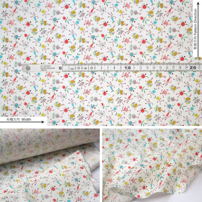 Liberty of London (Cotton Poplin Fabric) - Josephine’s Melody - FO:REST Fabric 布恩堂Liberty fabrictana lawnjapanese fabricykk zipper