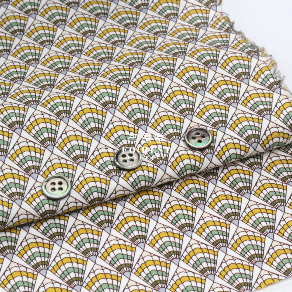 Liberty of London (Cotton Poplin Fabric) - Mary Anning - FO:REST Fabric 布恩堂Liberty fabrictana lawnjapanese fabricykk zipper