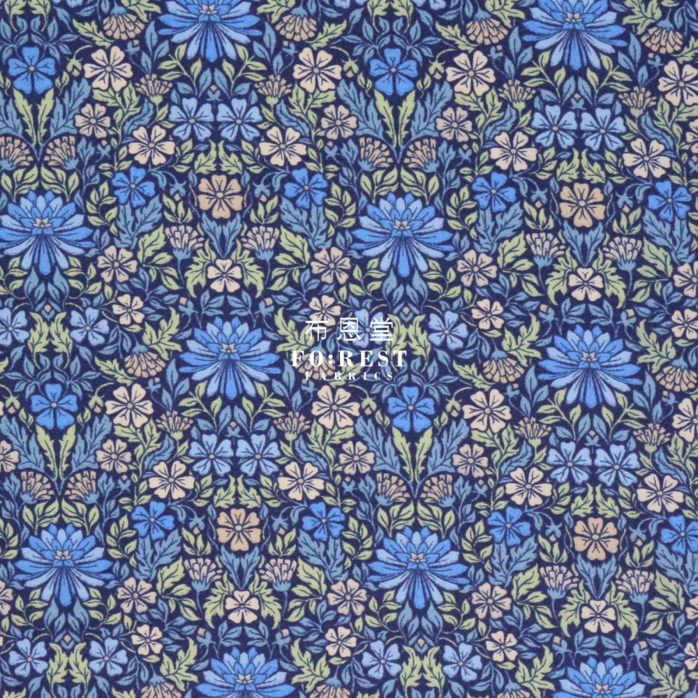 Liberty Of London (Cotton Poplin Fabric) - Moon Flower Cotton Piccadilly