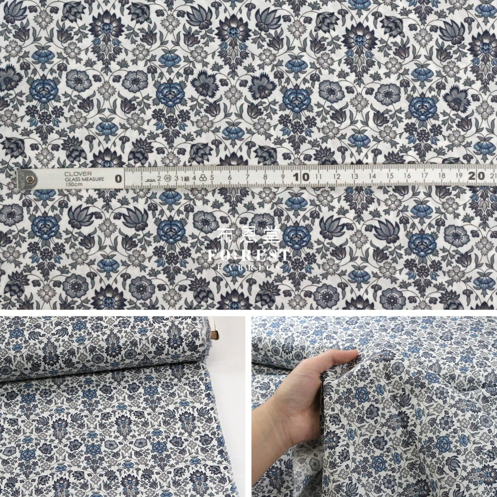 Liberty Of London (Cotton Poplin Fabric) - Palampore Trail Cotton Piccadilly