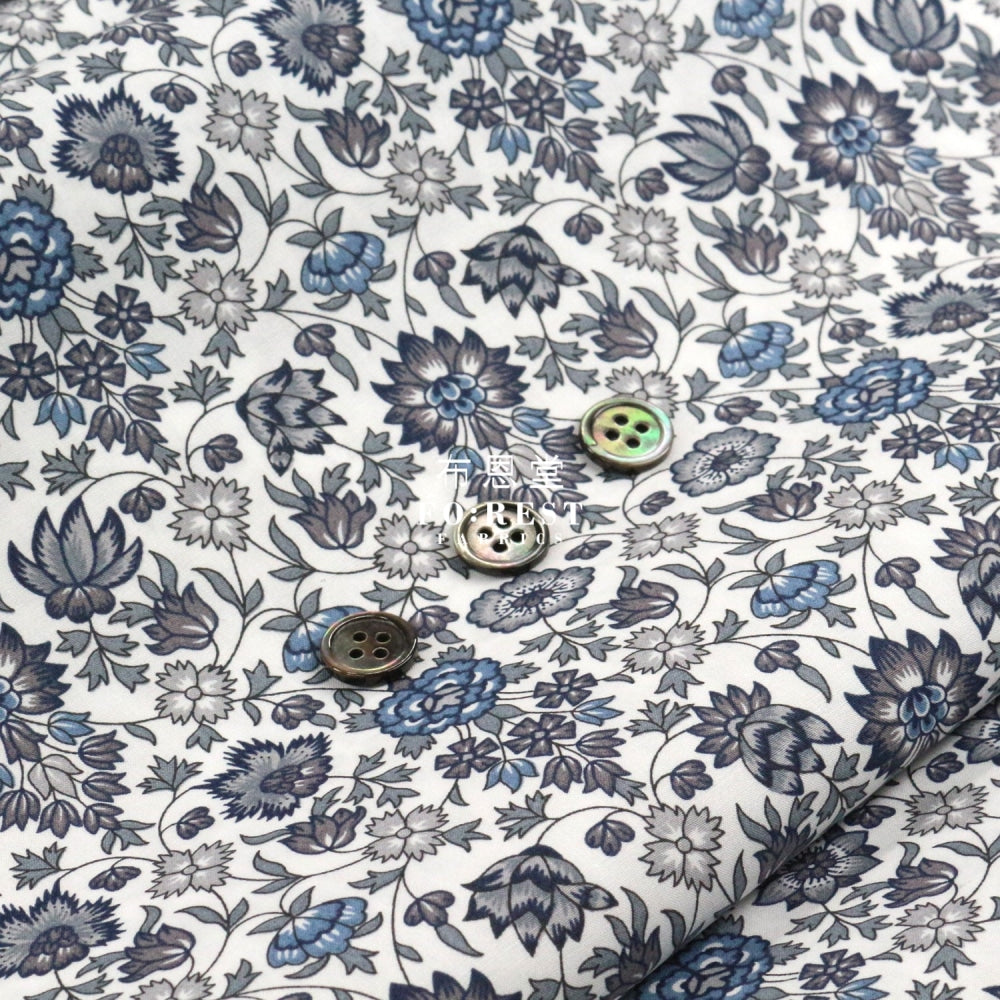 Liberty Of London (Cotton Poplin Fabric) - Palampore Trail Cotton Piccadilly
